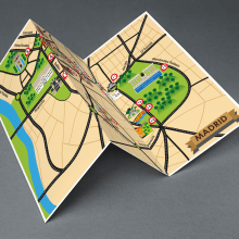 Mapa Turístico de Madrid. Un proyecto de Diseño gráfico de Álvaro Correa Guinea - 09.04.2014