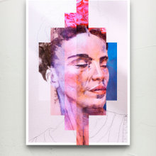 Frida. Design, Fine Arts, Graphic Design, and Painting project by Maria Navarro - 07.09.2014