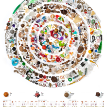 'Datos en los bolsillos' Ein Projekt aus dem Bereich Bildende Künste, Informationsarchitektur, Informationsdesign, Infografik und Concept Art von Jaime Serra Palou - 09.07.2014