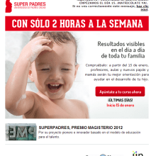 Superpadres - Contenidos web y piezas de captación. Advertising, Marketing, and Writing project by Sonia Gago - 07.13.2014
