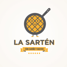 La Sartén "Con cariño y huevos". Un progetto di Design, Illustrazione tradizionale, Br, ing, Br e identit di Rebombo estudio - 01.07.2014