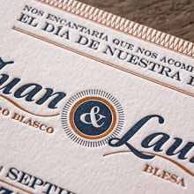 Laura & Juan. Design project by El Calotipo | Design & Printing Studio - 07.14.2014
