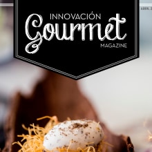 Portada Revista Gourmet. Design editorial projeto de Azucena Creis Sebastián - 17.07.2014