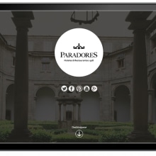 Diseño app tablet - Empresa: Paradores. Un proyecto de Diseño Web de Rosa María Santamaría Falcón - 17.05.2014