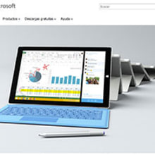 Proyecto reproducción portada web Microsoft . Un proyecto de Diseño gráfico de Nowe Creative Formación y Diseño - 18.07.2014