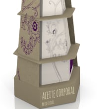 Packaging Aceite Corporal. Packaging projeto de Azucena Creis Sebastián - 19.07.2014