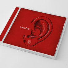 CD Aescolta. Un proyecto de Ilustración tradicional, Br, ing e Identidad, Diseño gráfico y Diseño de producto de Julio Valdés Boccardo - 21.07.2014