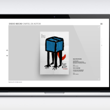 Cartel de Autor. Un proyecto de Diseño gráfico, Diseño Web y Desarrollo Web de Julio Valdés Boccardo - 21.07.2014
