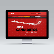 Partido Socialista. Design, Design gráfico, Web Design, e Desenvolvimento Web projeto de Julio Valdés Boccardo - 21.07.2014