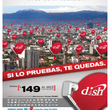 Dish: Más de 2 millones de familias ya lo comprobaron. Advertising, Art Direction, Graphic Design, and Marketing project by Enrique Ortiz García - 07.21.2014