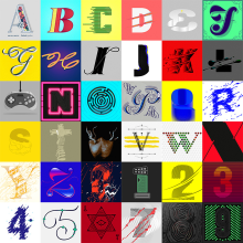 36 Days Of Type. Projekt z dziedziny Trad, c, jna ilustracja, Projektowanie graficzne, T i pografia użytkownika Noem9 Studio - 22.07.2014
