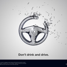 Don't Drink and Drive. Un progetto di Pubblicità e 3D di Camino de Pablos - 22.07.2014