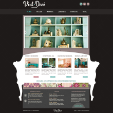 Web Design: Vint-Decó. Br, ing e Identidade, Design gráfico, Web Design, e Desenvolvimento Web projeto de Laura Liberal - 23.07.2014