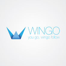 Wingo | Logo design. Un proyecto de Diseño, Publicidad, Dirección de arte, Br, ing e Identidad, Diseño gráfico y Diseño Web de Fancy Design - 24.07.2014