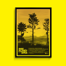 The Planet of the Apes Trilogy. Un progetto di Illustrazione tradizionale, Cinema, video e TV e Graphic design di Eric Veiga Gullon - 25.07.2014