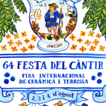 Cartel Oficial de la Feria del Botijo de Argentona · acuarela poster. Traditional illustration, Graphic Design, and Painting project by Natalia Vallès López - 04.27.2014