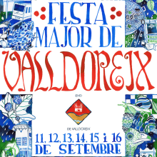 Propuesta cartel poster Fiesta Mayor de Valldoreix · acuarela. Un proyecto de Ilustración tradicional, Diseño gráfico y Pintura de Natalia Vallès López - 05.06.2014