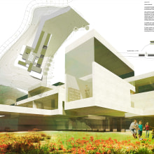 Concurso de Arquitectura_DOM3Prize_Villa de lujo.. Design, 3D, and Architecture project by Abraham Muñoz - 07.30.2014