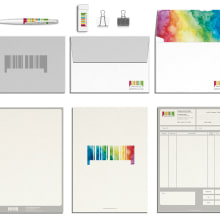 CÓDIGO DE ARTISTA, corporate stationery ( part II ). Design, Br, ing, Identit, and Fine Arts project by Lis García Calvo - 06.01.2014