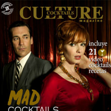 Revista Culture Cocktails. Design, Direção de arte, e Design editorial projeto de Juliana Maruri - 03.08.2014