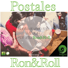 Campaña Ron&Roll (mojito) Postales. Un projet de Publicité de Nitzia Venegas Torres - 04.08.2014