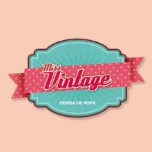 MISS VINTAGE. Br, ing, Identit, and Graphic Design project by Esther Cerdá Garrido (Cerga) - 08.06.2014