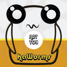 Mi Proyecto del curso Crea un Art Toy Kaworms. Design de brinquedos projeto de Jonatan Ariste - 08.08.2014