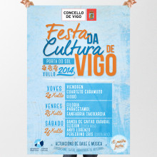 Festa da Cultura @ 2014. Graphic Design project by Isabel García Cobos - 07.19.2014