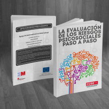 La evaluación de los riesgos psicosociales. Design editorial projeto de Adrián Mozas Monterrubio - 04.03.2014