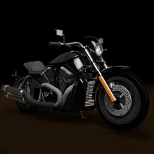 Motorcycle. 3D projeto de Gabriel Nieto - 11.08.2014