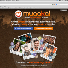 Muaaka! Música y amigos. UX / UI, Events, Web Design, and Web Development project by Céline Alcaraz - 08.12.2014