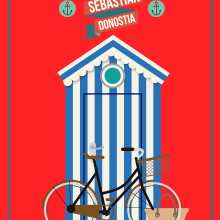 Donostia-San Sebastián Verano 2014. Publicidade, e Direção de arte projeto de Ion Benitez - 12.08.2014