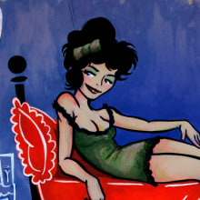 Irma La Douce, Shirley MacLaine una chica Pin Up. Traditional illustration, and Animation project by raskayou - 08.13.2014