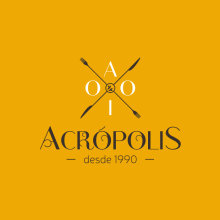 Logotipo Acrópolis. Un proyecto de Br, ing e Identidad y Diseño gráfico de Iván Castaño Castaño - 13.08.2014
