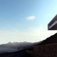 House on the Cliff based on Fran Silvestre. Architecture project by Lemons Bucket CB - 08.21.2014