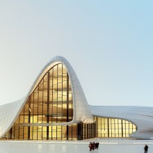 Heydar Aliyev based on Zahaa Hadid´s Building. Architecture project by Lemons Bucket CB - 08.21.2014
