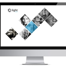 Light Studio. Web Design projeto de Laura Del Rio - 21.08.2014