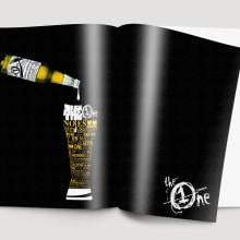 Cerveza The One. Publicidade projeto de Laura Del Rio - 21.08.2012