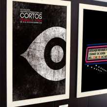 XIV Certamen Internacional de Cortos Ciudad de Soria. Un progetto di Pubblicità e Graphic design di Rafael Rumbo Viera - 31.10.2012