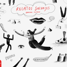 Afiches Alternativos de Relatos Salvajes Ein Projekt aus dem Bereich Traditionelle Illustration, Kino, Video und TV und Verlagsdesign von azetaguia - 22.08.2014