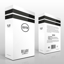 Packaging y folleto de Blade. Un proyecto de Diseño gráfico y Packaging de Francisco Manuel Correro Jiménez - 23.08.2014