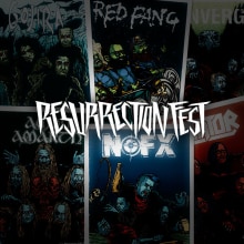 Resurrection Fest 2014 - Band Prints. Traditional illustration project by Marcos Cabrera - 08.24.2014