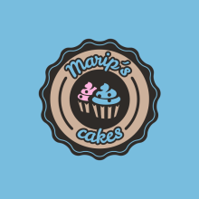 Marip´s Cakes. Design, UX / UI, Br, ing, Identit, Graphic Design, and Web Design project by Natalia Torres Tabuenca - 08.25.2014