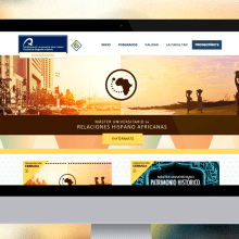 Web de Masters de la Facultad de Geografía e Historia de la ULPGC. Un proyecto de UX / UI, Diseño Web y Desarrollo Web de Mokaps - 26.05.2014