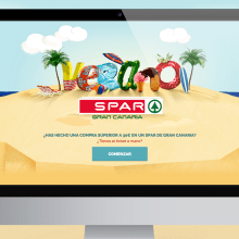 WebApp Verano SPAR. Un proyecto de UX / UI, Diseño Web y Desarrollo Web de Mokaps - 26.07.2014