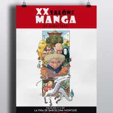 XX Salón del Manga de Barcelona Ein Projekt aus dem Bereich Grafikdesign von Liliana Beltran Lopez - 19.01.2014
