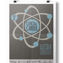 8ª CIENCIA AL CARRER. Un proyecto de Diseño gráfico y Tipografía de Lídia Guim Garrgia - 31.08.2014