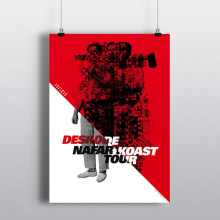 Deskode / Nafar Koast Tour. Música, Eventos, e Design gráfico projeto de bibat_studio - 15.06.2014