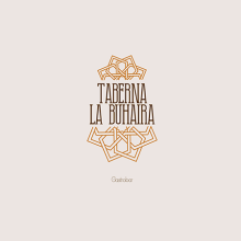 Taberna La Buhaira. Ilustração tradicional, Br, ing e Identidade, Culinária, e Design gráfico projeto de María S. Sánchez-Ibargüen - 09.06.2013