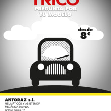 Carteles de Promociones de Taller Driver. Un proyecto de Diseño, Ilustración y Diseño gráfico de Alejandro Antoraz Alonso - 19.08.2014